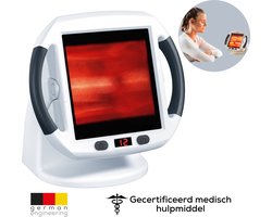 Beurer IL 50 Infraroodlamp - Voor o.a. Spieren, Gewrichten en bij Verkoudheid - Keramisch Glas voor Veilige Bestraling met 100 % UV blokkering - Nieuwste trend in Huidverbetering - Groot Stralingsveld (30 x 40 cm)