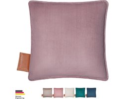 Beurer Warmtekussen - Heaty Corduroy Lavender Lila - Draadloos Warmtekussen - Elektrisch - Oplaadbaar - XL verwarmd oppervlak - 45x45 cm – 3 Jaar Garantie