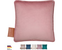 Beurer Warmtekussen - Heaty Velvet Blush Rose - Draadloos Warmtekussen - Elektrisch - Oplaadbaar - XL verwarmd oppervlak - 45x45 cm - 3 Jaar Garantie