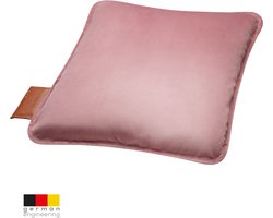 Beurer Warmtekussen - Heaty Velvet Blush Rose - Draadloos Warmtekussen - Elektrisch - Oplaadbaar - XL verwarmd oppervlak - 45x45 cm - 5 Jaar Garantie: exclusief bij Bol.com