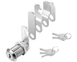 Beveiligingsbrievenbusslot - Meubelslot - 5 ladesleutels - Kast Cam Lock - Wordt geleverd met 5 verschillende slotplaten