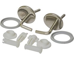 Bevest.Set Wc bril metaal