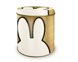 Bewaarblik Nijntje goud Ø10xh11,5cm