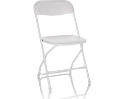 Bezoekersstoel / klapstoel TUDELA XXL W kunststof wit hjh OFFICE