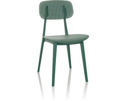 Bezoekerstoel / Tuinstoel ARTIFO HOL Kunststof groen hjh OFFICE