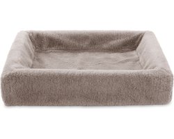 Bia Bed - Fleece Hoes - Hondenmand - Taupe - Bia-4 - 85X70X15 cm