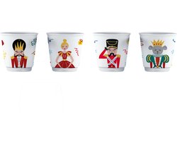 Bialett Set 4 mokken - Nutcracker