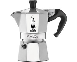 Bialetti 0002380 handmatig koffiezetapparaat Moka Express 0,04 l Roestvrijstaal