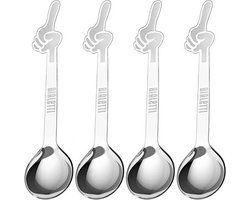 Bialetti Koffielepels set - RVS - 4 stuks