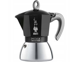 Bialetti Moka Induction II Kookplaat Zwart 6 Kopjes Espresso 280ml