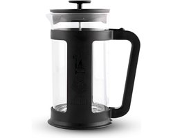 Bialetti Smart French Press 1 Liter – Cafetière voor Koffie – 8 Kops – Borosilicaatglas – Zwart
