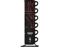 Bialetti Stranger Things - Stapelbare espressokopjes - 6 stuks - Glow in the dark