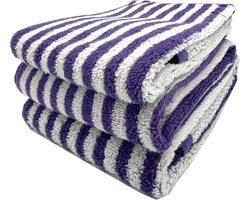 Biarritz handdoek 50x70 cm vanity/white - set van 3