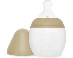 Bib rond babyfles - 150ml / bruin