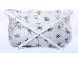 BiBaBad Opvouwbaar Badje Wit 70-90 cm