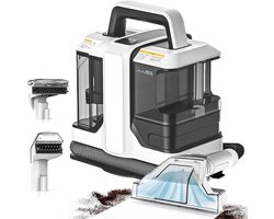 Bibeenah Draagbare Tapijtreiniger 500W – Stoomreiniger voor Tapijt, Meubels en Auto – Compact, Lichtgewicht en Krachtig voor Diepe Reiniging Thuis