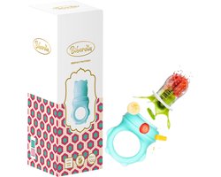Biberoia®  Fruitspeen - Fopspeen + Extra speen in maat S+M+L - Baby – Kinderbestek – Kraamcadeau - Babyshower - Mint