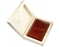 Bicycle Monarchs Deck Rode Speelkaarten in Houten Kistje