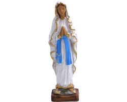 Biddende Maria beeldje 12 cm kerstbeelden - Kerstversieringen/kerstdecoratie kerstfiguren woonaccessoires
