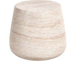 BIENTINO - Bijzettafel - Beige - Lichtbeton (MgO)