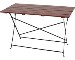 Bier tuintafel Graz, klaptafel tuintafel, horeca kwaliteit acacia gelakt 75x120x60cm ~ bruin