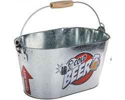 Bieremmer vintage - IJsemmer voor bier - Retro bierkoeler - Cold Beer - Bier Cadeau mannen - Vaderdag cadeau