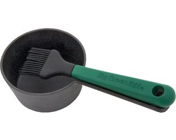 Big Green Egg - Cast Iron Sauce Pot with Basting Brush