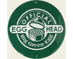Big Green Egg Round Green Sign – Diameter 30 cm
