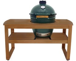 Big Green Egg tafel Eucalyptus voor Large zonder wielen 150x60x80cm