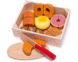 Bigjigs - Houten Kistje met Snijbrood