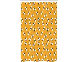 Bijen douchegordijn voor badkamer decoratie 120 x 180 cm