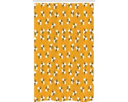 Bijen douchegordijn voor badkamer decoratie 120 x 180 cm