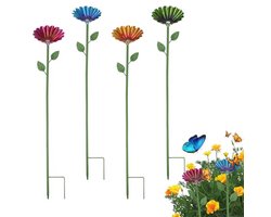 Bijendrinkers set van 4 - Waterfeeder met bloemendesign voor tuin en decoratie