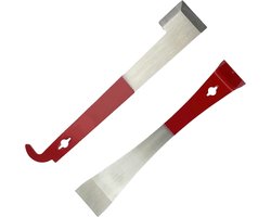 Bijenkorf Gereedschap Set - Imker Hulpmiddelen - Bijenkast Onderhoud - Dubbele Haak Ontwerp - 26cm en 23cm