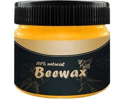 Bijenwas - Bijenwas meubel - 100% Natuurlijke bijenwas - Meubelonderhoudsmiddel - 80 gram -