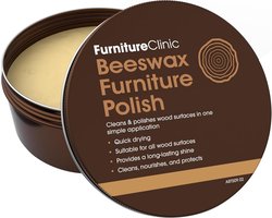 Bijenwas Houtverzorging 200ml – Voedt, Beschermt & Geeft Glans – Kleurloze Hout Wax - Furniture Clinic - Natuurlijke Meubelwas voor Hout
