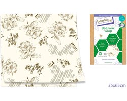 Bijenwasdoek Extra Large - 35x65 - Flower print                        - Flower