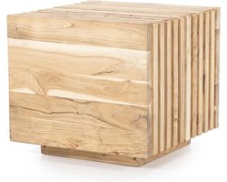 Bijzet tafel Tom - 50x50x45 cm - naturel