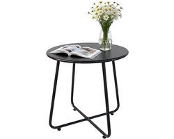 Bijzettafel - 46xØ44 cm - zwart