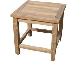 Bijzettafel 50x50 cm teak