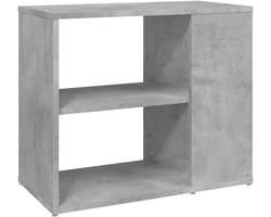 Bijzettafel 60x30x50 cm met 2 Legplanken - Trendy Kastje voor Woonkamer