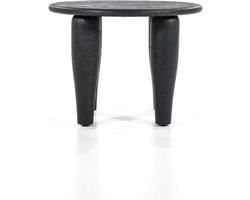 Bijzettafel Amira - Zwart 60 x 60 x 44 cm