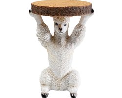 Bijzettafel Animal wit alpaca Kare Design