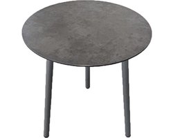 Bijzettafel Antraciet - Aluminium & HPL - 50x50x55 cm - Bijzettafel Bianca - SenS-Line