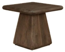 Bijzettafel Asti vierkant mangohout 60x60 cm - bruin