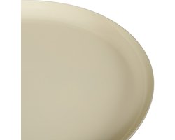 Bijzettafel Bolo - Metaal - Creme/Wit - 34 x 46 x 34 cm (BxHxD)