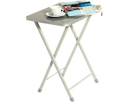 Bijzettafel Butler - Klaptafel campingtafel - Drankjes neerzetten - Inklapbaar en weerbestendig - 53 x 38 x 64 cm - Aluminium
