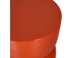 Bijzettafel Cones - Metaal - Rood - 30 x 54 x 30 cm (BxHxD)