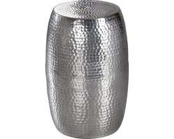 Bijzettafel, decoratieve tafel, metaal, bijzettafel, bijzettafel, zilver, modern
