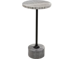 Bijzettafel Domero Double Ø25cm zwart Kare Design